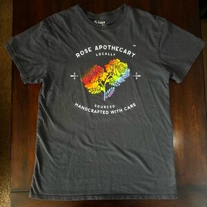 Rose Apothecary Rainbow Pride T-Shirt Large